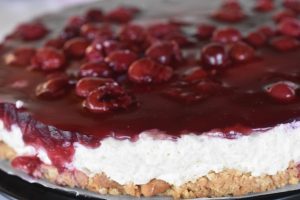 Risalamande kage - dessertkage med digestive