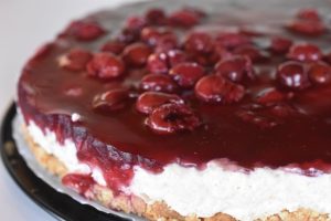 Risalamande kage - dessertkage med digestive