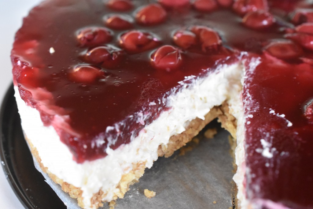 Risalamande kage - dessertkage med digestive