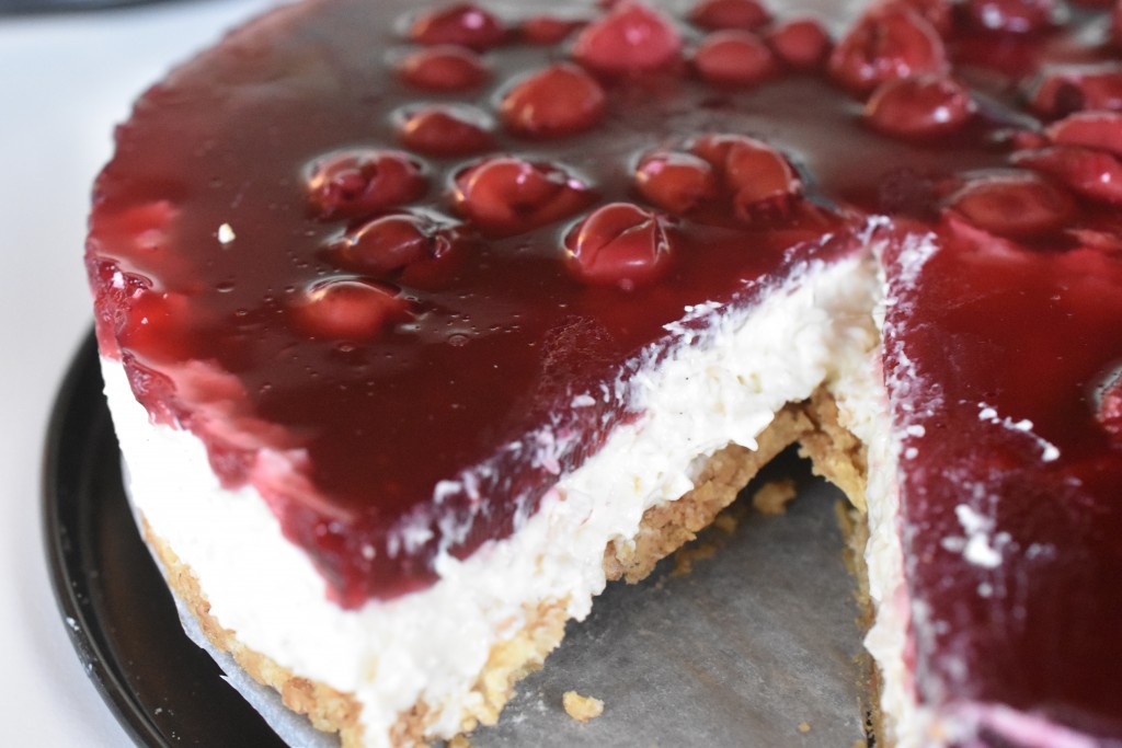 Risalamande kage - dessertkage med digestive