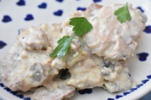 DSC_1049 • nogetiovnen.dk Mørbrad a la creme i ovn mør lækker opskrift