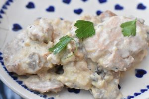 DSC_1051 • nogetiovnen.dk Mørbrad a la creme i ovn mør lækker opskrift