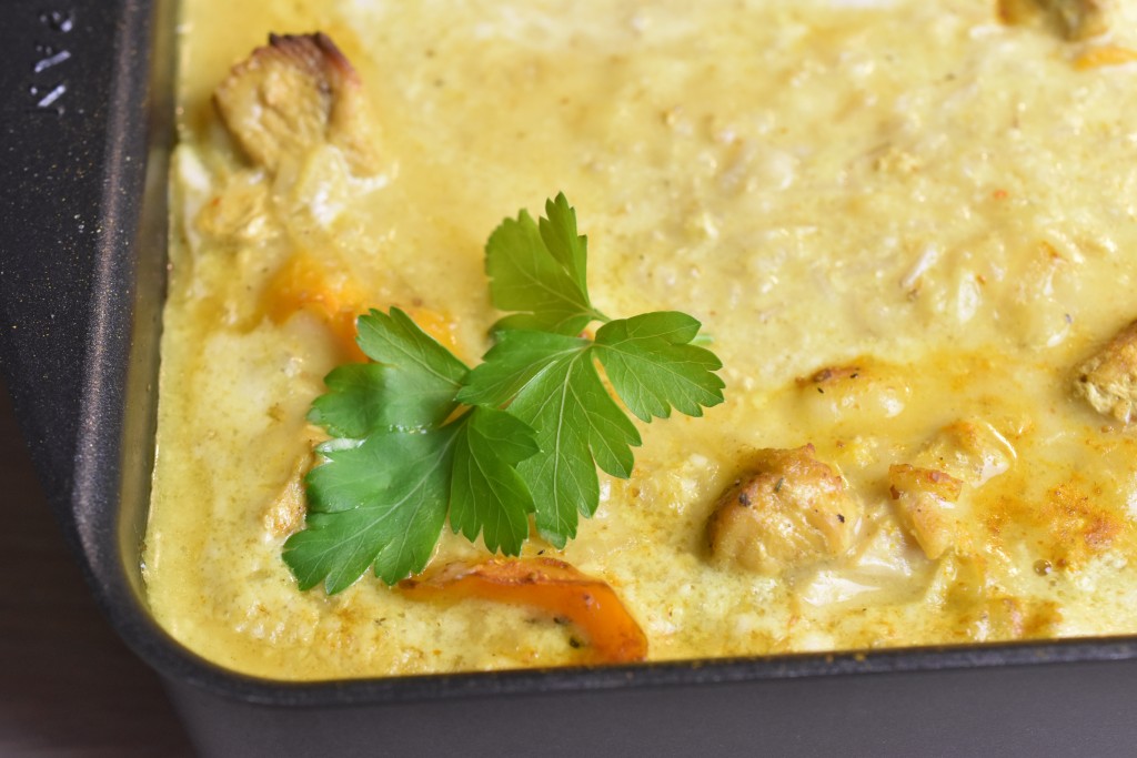 Kylling i karry - nem opskrift med kokosmælk