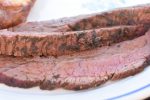 Flanksteak på grill - marineret. Nem grillmad