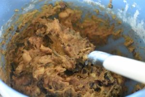 Peanutbutter cookies med chokolade opskrift