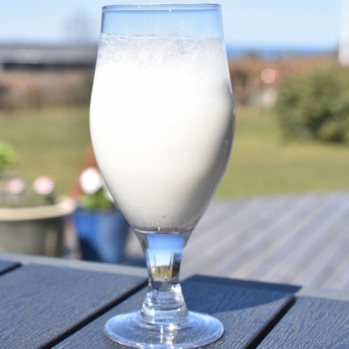 Milkshake - nem opskrift på vaniljemilkshake