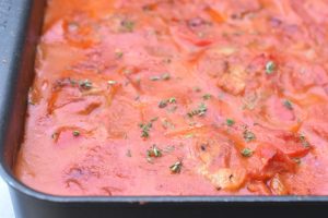 Fattigmands tournedos med bacon i flødesovs