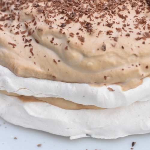 Kaffeskum - flødeskum med kaffesmag til kage