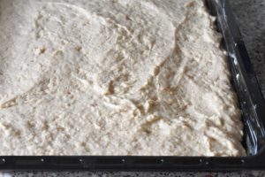 Rabarberkage i bradepande uden æg & smør