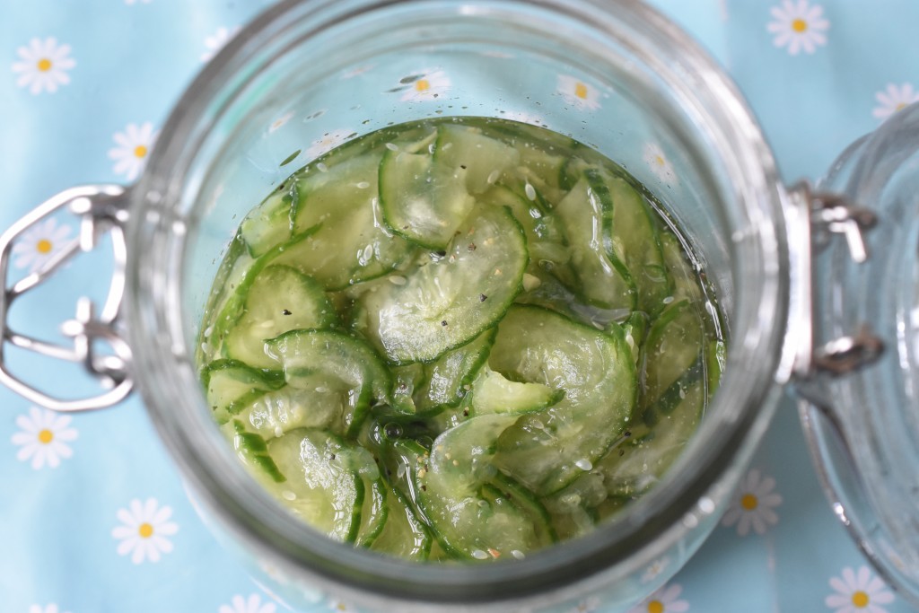 Syltede agurker - opskrift på nem agurkesalat