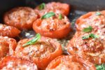 Bagte tomater med ost - ovnbagte tomater