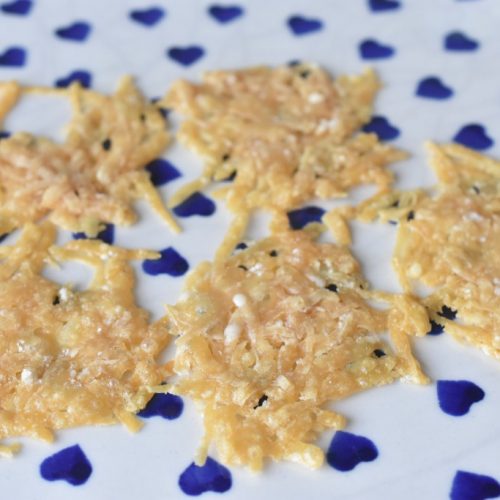 Parmesanchips opskrift - chips af parmesan