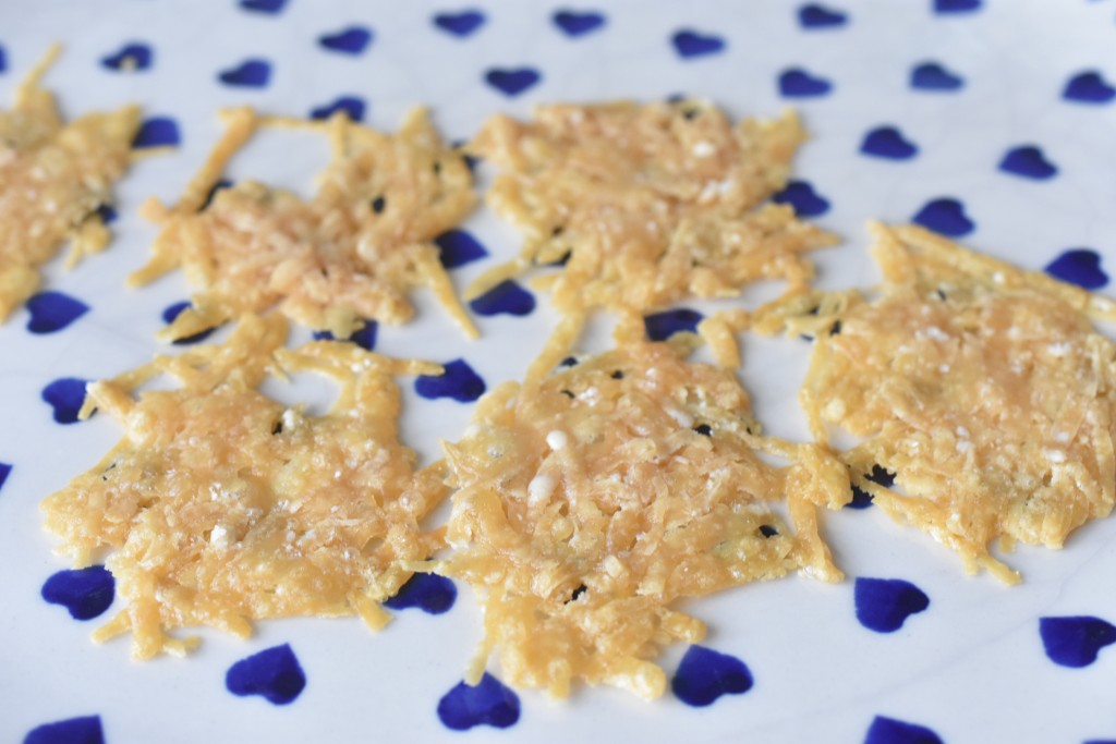 Parmesanchips opskrift - chips af parmesan