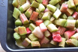Clafoutis med rabarber - rabarberkage opskrift