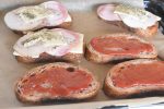 Toast - parisertoast med ost og skinke i ovn