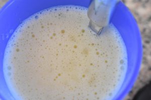 Walesstang med creme - nem vandbakkelse
