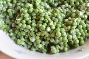 Ærtesalat med flødeost - nem hurtig salat