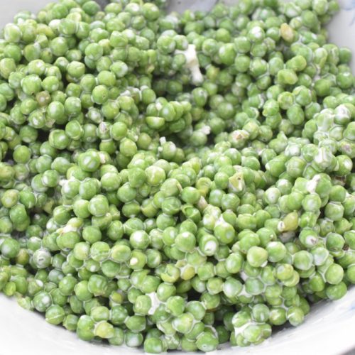 Ærtesalat med flødeost - nem hurtig salat