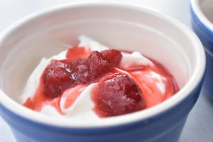 Cheesecake i glas med skyr - uden fløde 