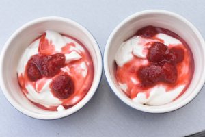 Cheesecake i glas med skyr - uden fløde 