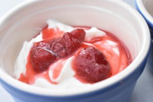 Cheesecake i glas med skyr - uden fløde 