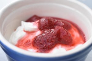 Cheesecake i glas med skyr - uden fløde 