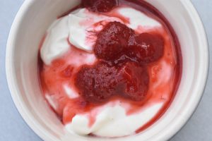 Cheesecake i glas med skyr - uden fløde 