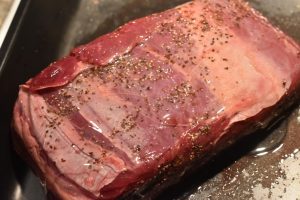 Ribeye steg i ovn - steaks stegt som hel steg