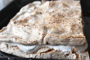 Guldkage i bradepande - guldlagkage opskrift