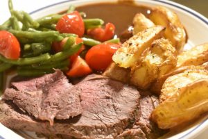 Ribeye steg i ovn - steaks stegt som hel steg