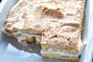 Guldkage i bradepande - guldlagkage opskrift