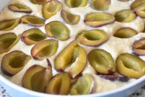 Blommetærte - nem blommekage med kokos