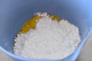 Æggeblomme marengs - gule klap småkager 