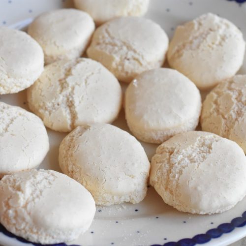 Æggeblomme marengs - gule klap småkager