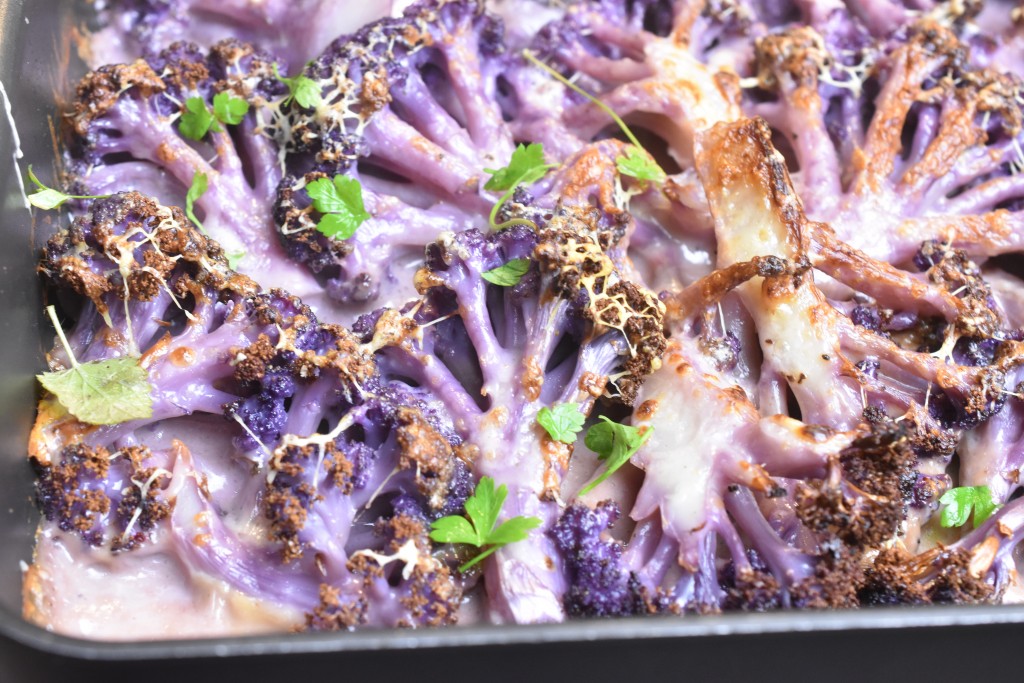 Blomkål med mornaysauce bagt i ovn opskrift