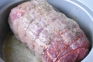 Gammeldags oksesteg i slow cooker - opskrift