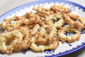 Kokoskranse - lækre vaniljekranse med kokos
