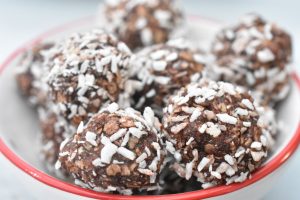 Havregrynskugler med marcipan - luksus