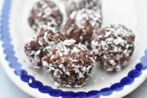 Havregrynskugler med marcipan - luksus