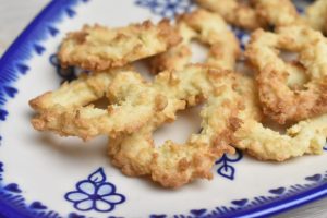 Kokoskranse - lækre vaniljekranse med kokos