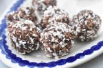 Havregrynskugler med marcipan - luksus