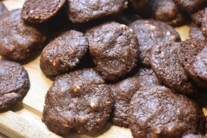 DSC_0832 • nogetiovnen.dk Chokolade cookies med marcipan & Amaretto