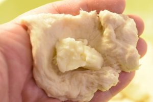 Hvidløgsbrød med ost - luksus pull apart