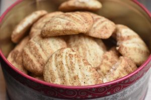 Glutenfri småkager med kanel - gaffelkager