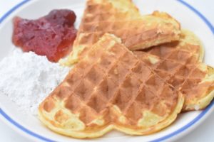 Risalamande vafler - sprøde klatkage vafler