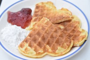 Risalamande vafler - sprøde klatkage vafler