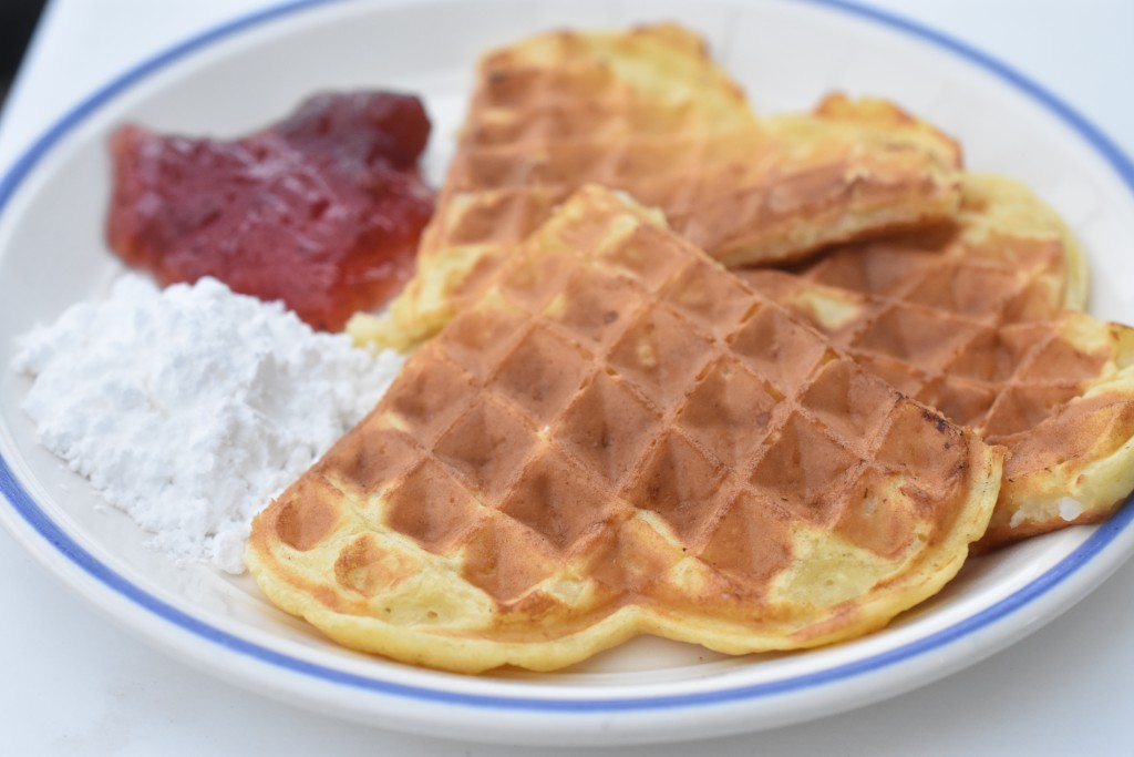 Vafler med ris a la mande - klatkage vafler