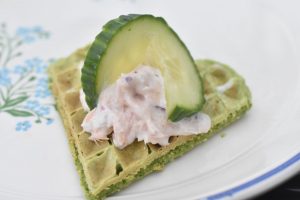 Grønkålsvafler - sunde vafler med grøntsager