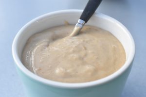 Peanutbutter dip cremet peanutbutter sauce