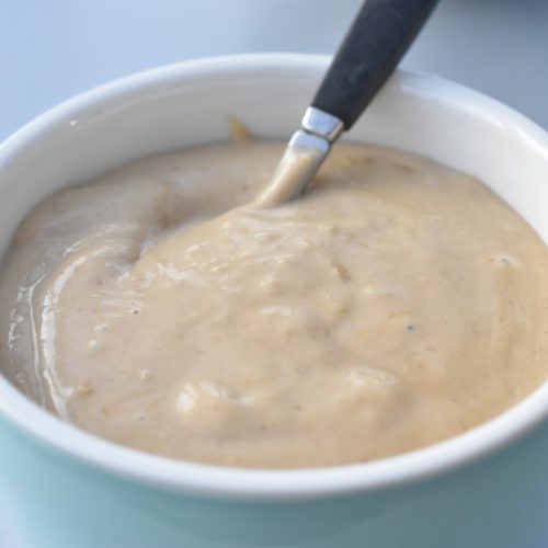 Peanutbutter dip cremet peanutbutter sauce